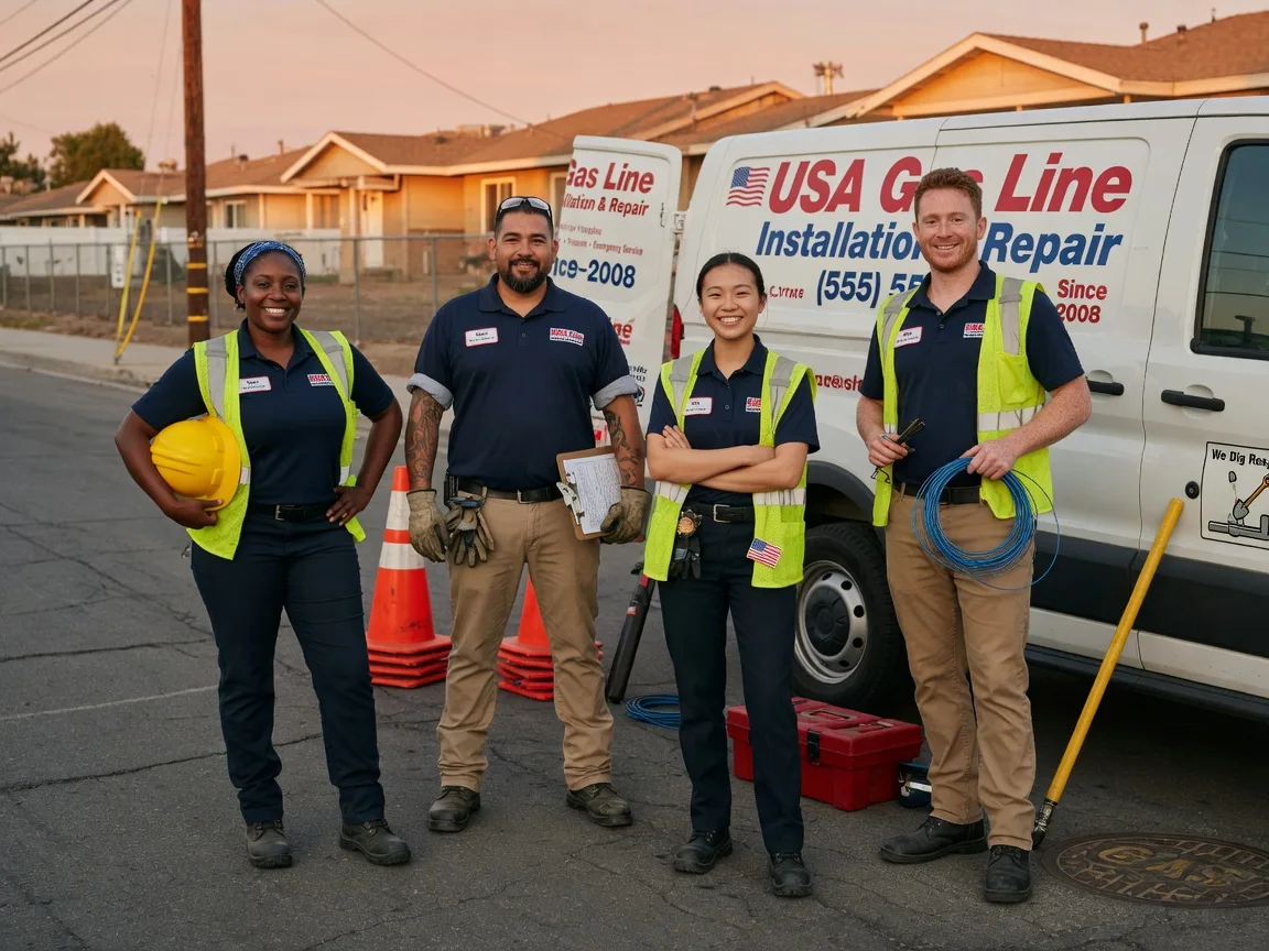 Gas Line Installation company in Steward, IL